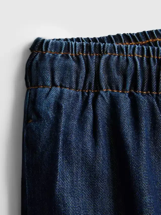 Jogginghose aus Denim mit geradem Bein