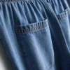 Jogginghose aus Denim mit geradem Bein