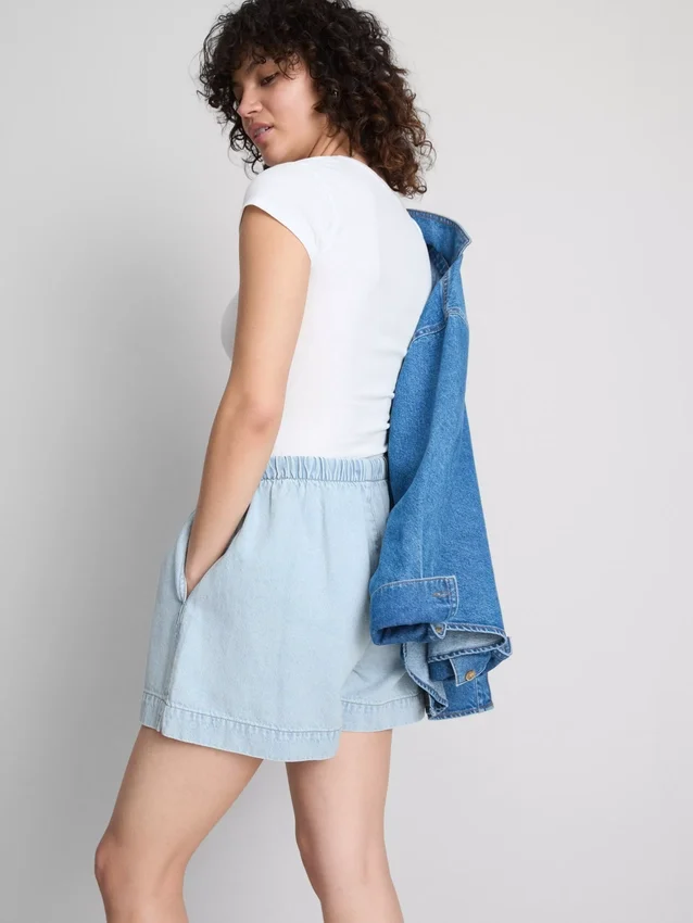 Jogginghosen aus Baumwoll-Denim