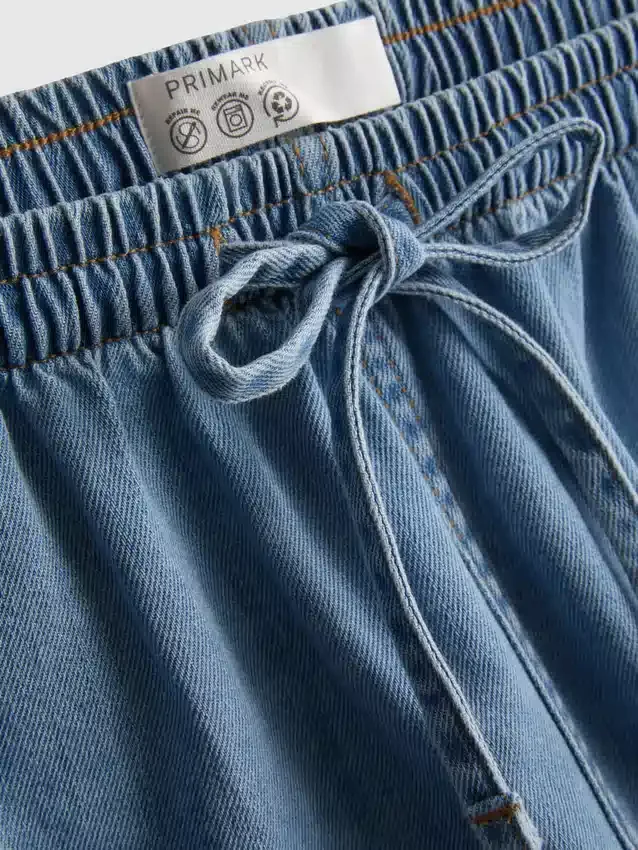 Jogginghosen aus Baumwoll-Denim