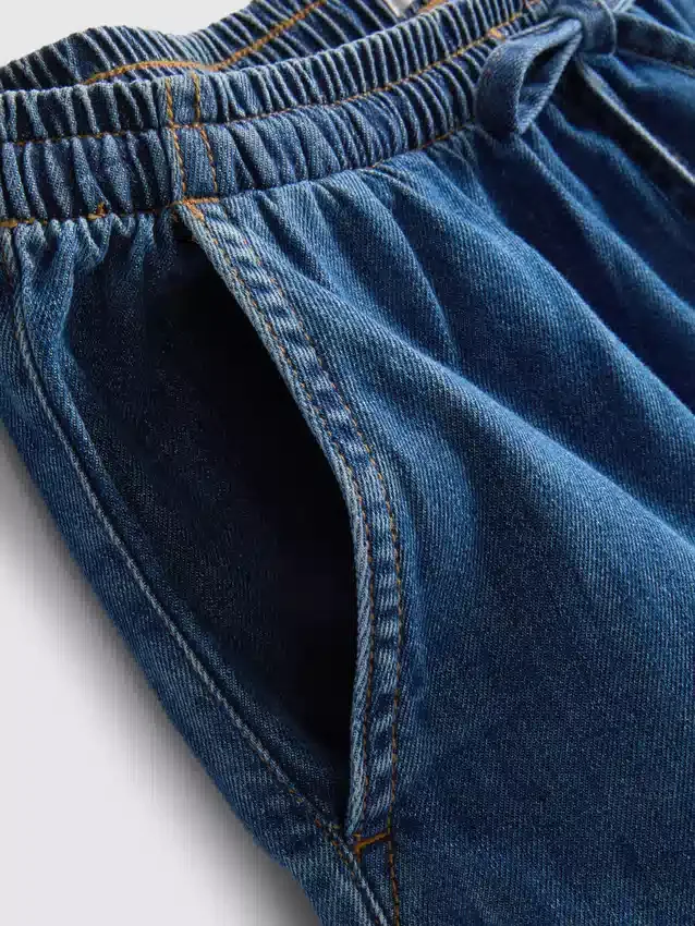Jogginghosen aus Baumwoll-Denim