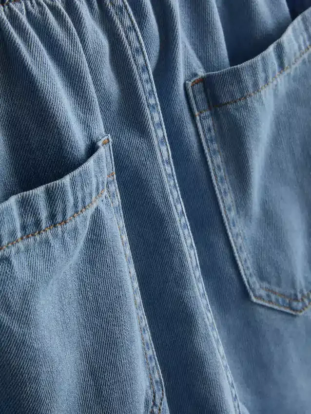 Jogginghosen aus Baumwoll-Denim