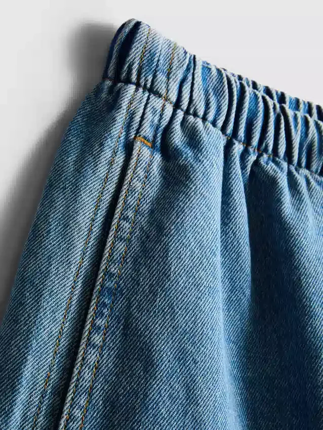 Jogginghosen aus Baumwoll-Denim