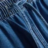 Jogginghosen aus Baumwoll-Denim mit konischer Passform