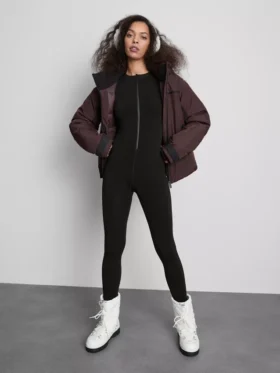 Jumpsuit aus Samtplüsch
