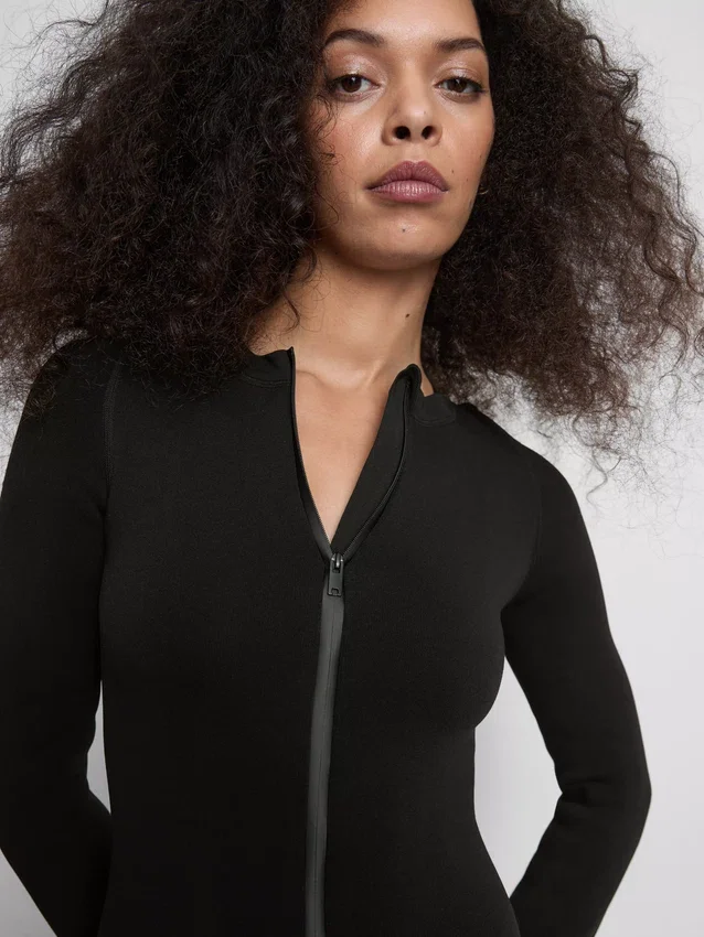 Jumpsuit aus Samtplüsch