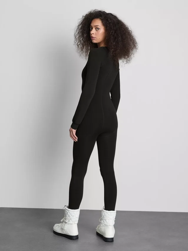 Jumpsuit aus Samtplüsch