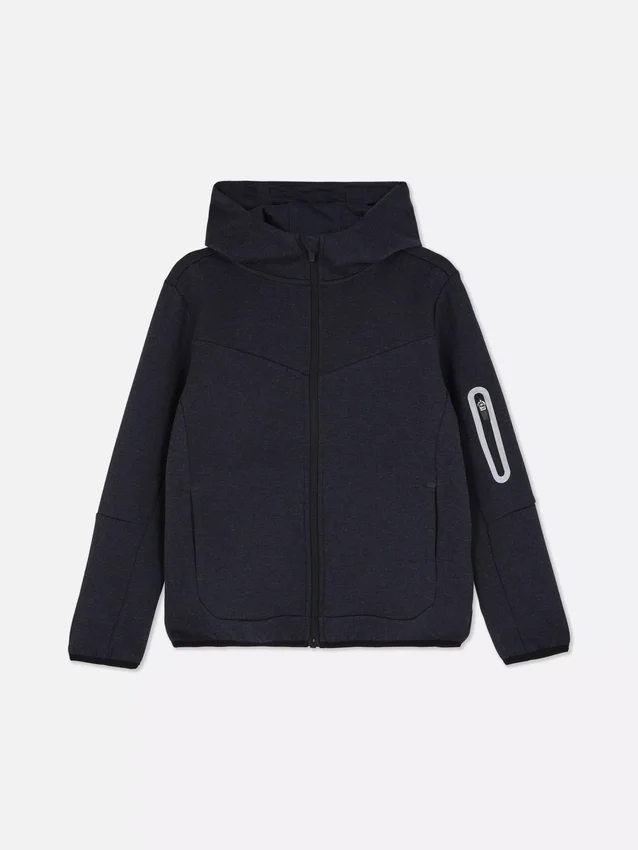 Kapuzenjacke mit Reissverschluss