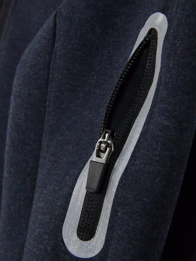 Kapuzenjacke mit Reissverschluss