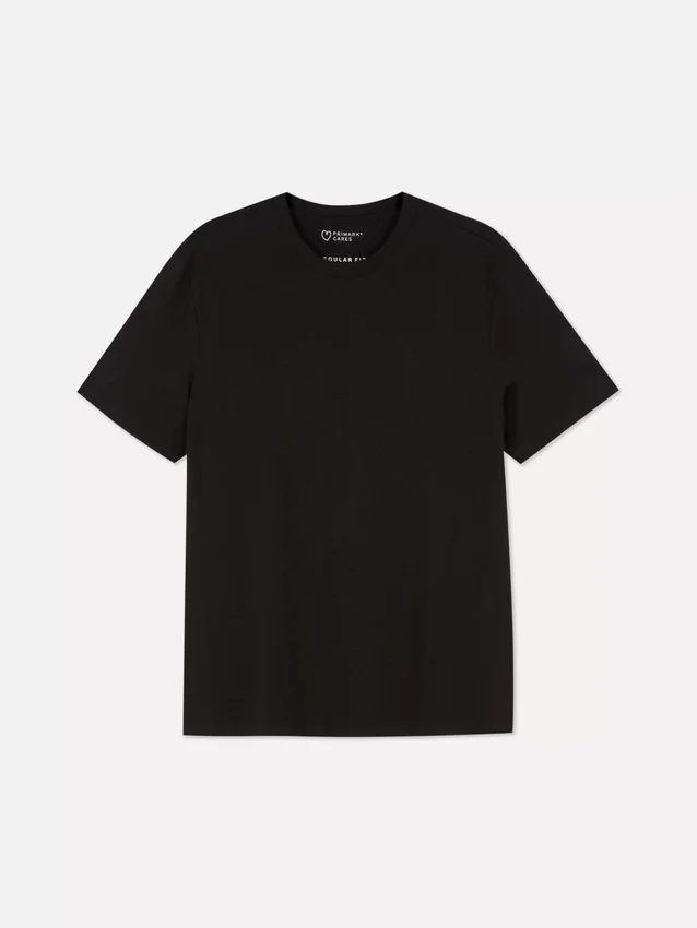 Klassisches T-Shirt mit Rundhalsausschnitt