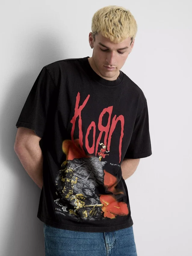 Korn-Hemd mit Aufdruck
