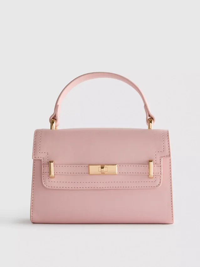 Kunstleder-Tasche mit Tragegriff