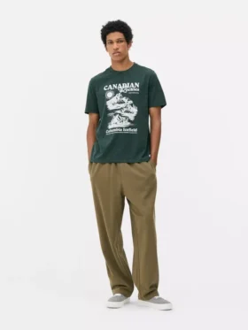 Kurzarm-T-Shirt «Canadian Rockies»