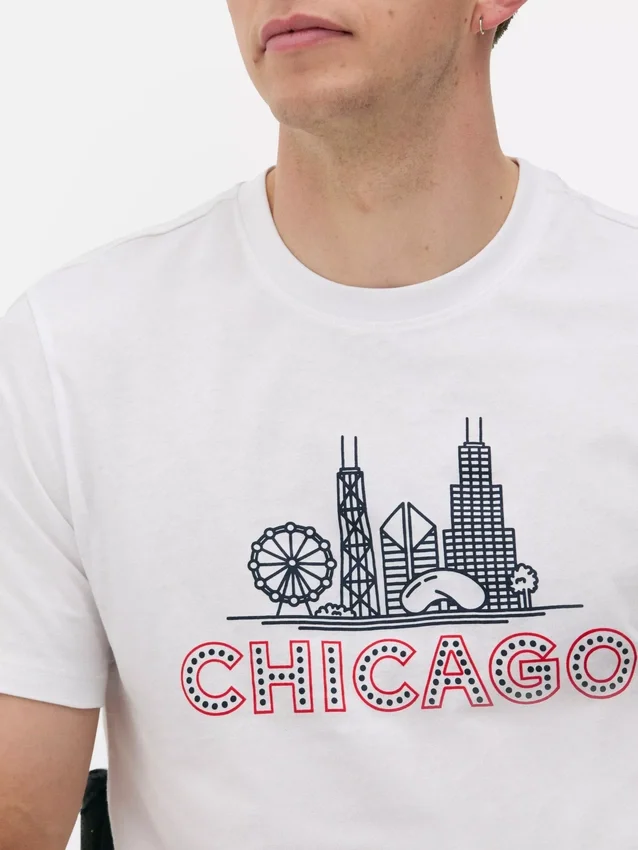 Kurzarm-T-Shirt «Chicago»