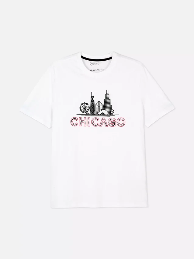 Kurzarm-T-Shirt «Chicago»
