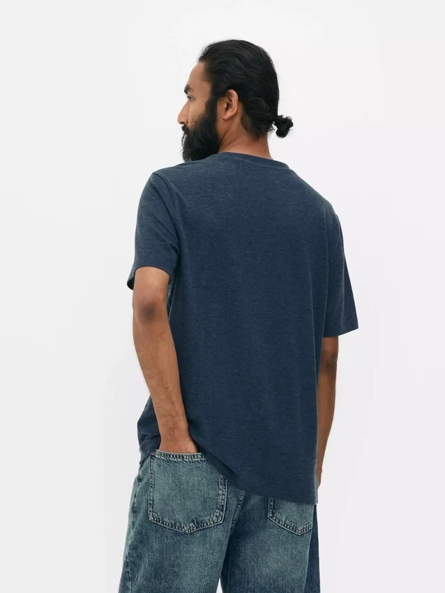 Kurzarm-T-Shirt mit amerikanischer Flagge