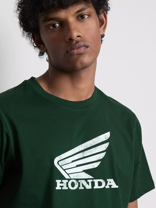 Kurzarm-T-Shirt mit Honda-Logo