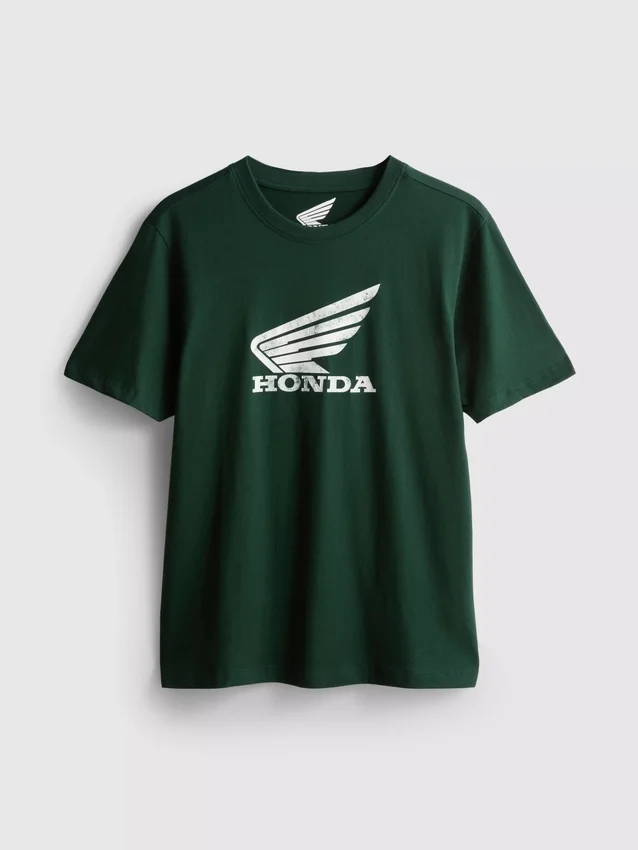 Kurzarm-T-Shirt mit Honda-Logo