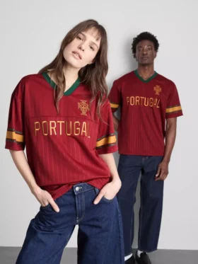 Kurzarm-T-Shirt «Portugal»
