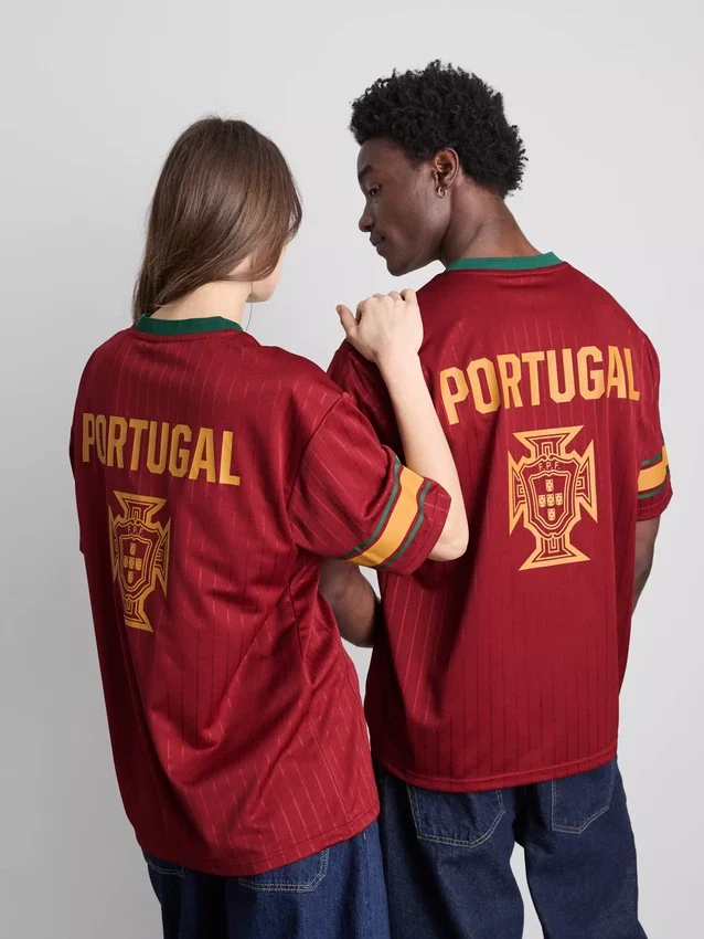 Kurzarm-T-Shirt «Portugal»