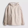 Kurze, taillierte Regenjacke