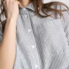 Kurzes, kastenförmiges Oxford-Shirt mit kurzen Ärmeln