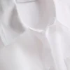 Kurzes, kastenförmiges Oxford-Shirt mit kurzen Ärmeln