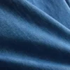 Kurzes Rüschen-Tanktop aus Baumwoll-Denim