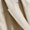 Kurzärmeliger Blazer aus Leinenmischung