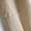 Kurzärmeliger Blazer aus Leinenmischung