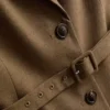 Kurzärmeliger Blazer mit Gürteldetail