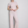Kurzärmeliges Crinkle-Top
