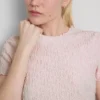 Kurzärmeliges Crinkle-Top