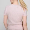 Kurzärmeliges Crinkle-Top