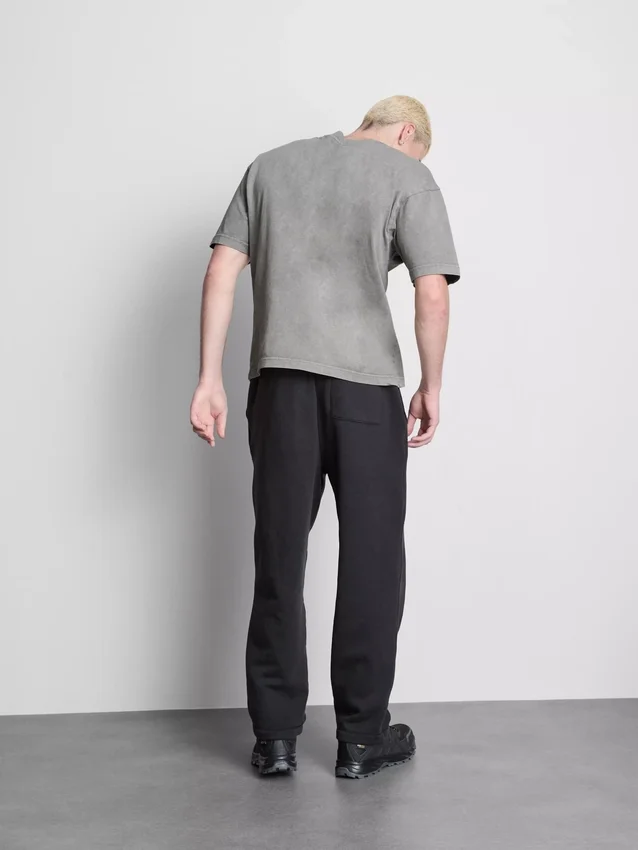 Kurzärmeliges, gewaschenes T-Shirt