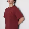 Kurzärmeliges Häkel-T-Shirt aus Baumwolle