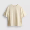 Kurzärmeliges Häkel-T-Shirt aus Baumwolle
