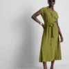 Kurzärmeliges Midi-Shirtkleid