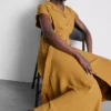Kurzärmeliges Midi-Shirtkleid