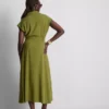 Kurzärmeliges Midi-Shirtkleid