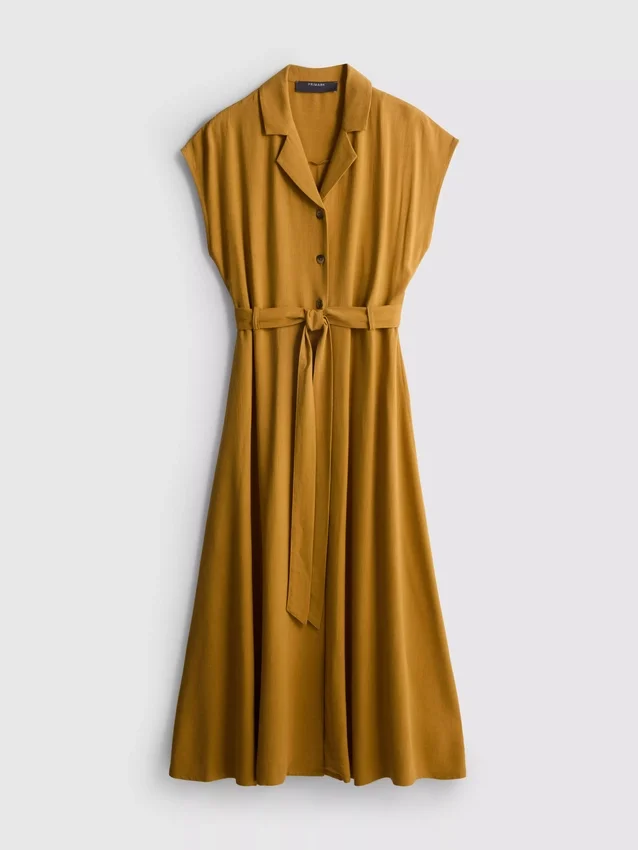 Kurzärmeliges Midi-Shirtkleid