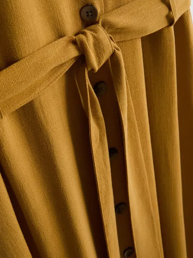 Kurzärmeliges Midi-Shirtkleid