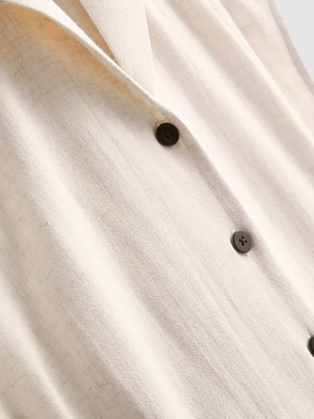 Kurzärmeliges Midi-Shirtkleid