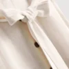 Kurzärmeliges Midi-Shirtkleid