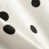 Lang geschnittenes Spitzen-Tanktop aus Baumwollmischung
