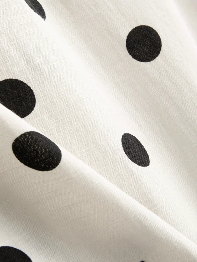 Lang geschnittenes Spitzen-Tanktop aus Baumwollmischung