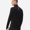 Langarm-Sportshirt mit Viertelreissverschluss