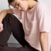 Langarm-T-Shirt mit Rundhalsausschnitt