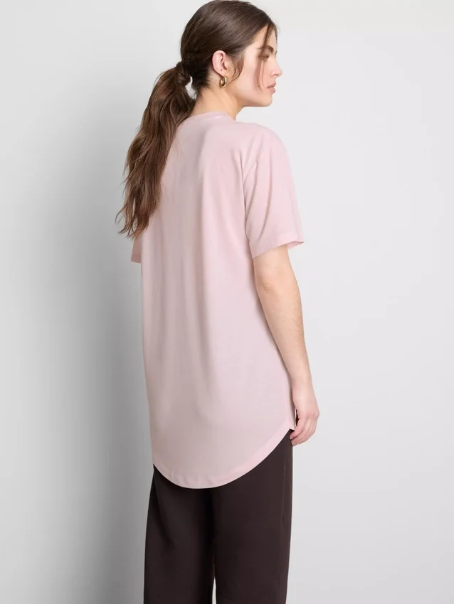 Langarm-T-Shirt mit Rundhalsausschnitt