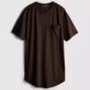 Langarm-T-Shirt mit Rundhalsausschnitt